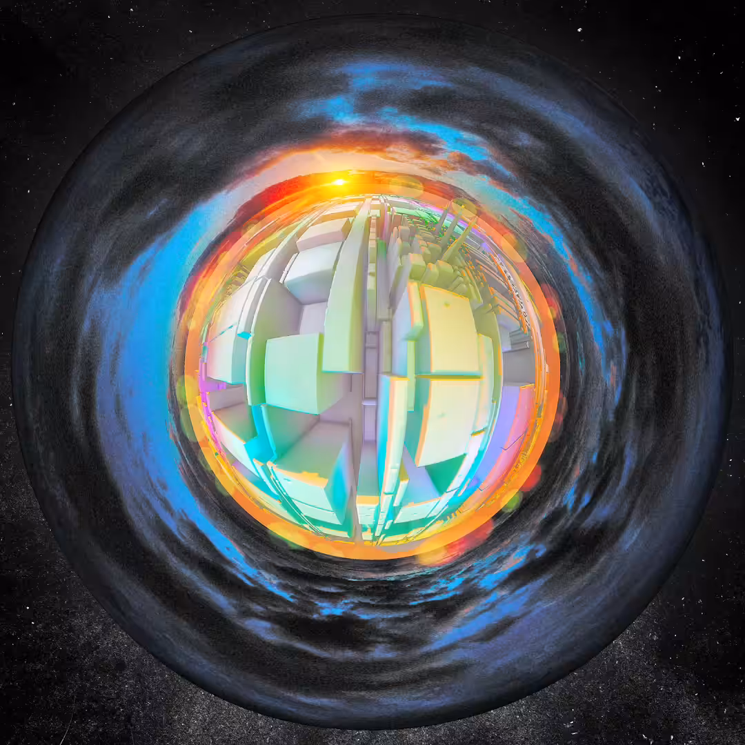 City of corridors (🔮Generative Trippy Crystal)