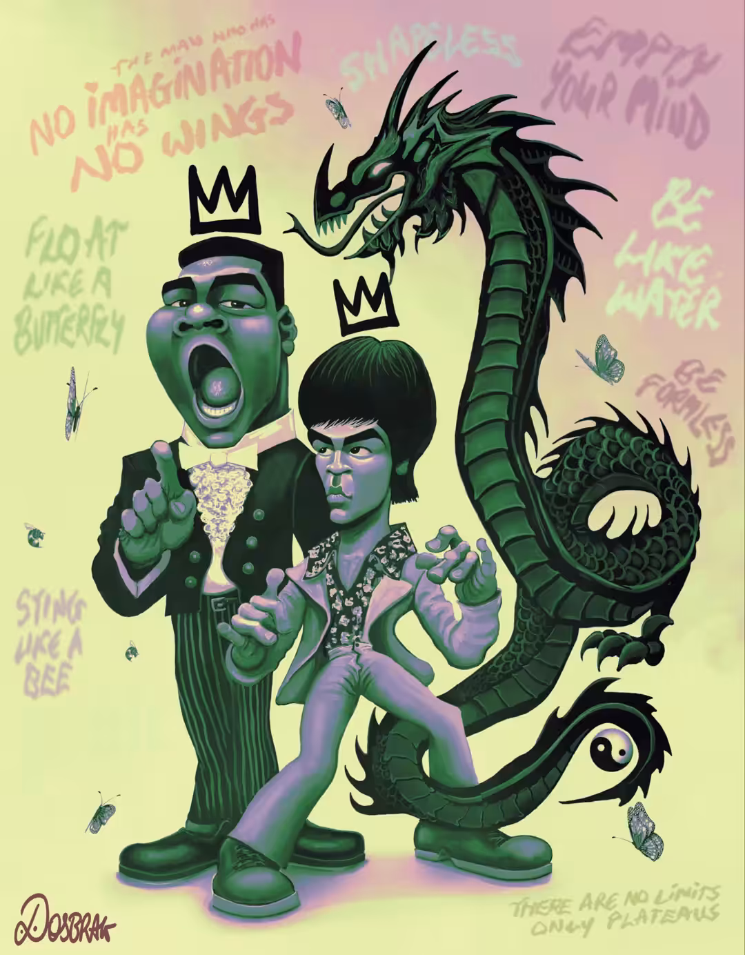 Muhammad Ali & Bruce Lee - Crown Collection
