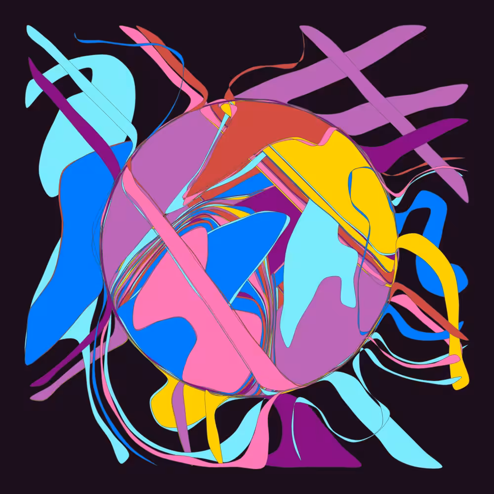 Geometric colorful shapes 3 #20