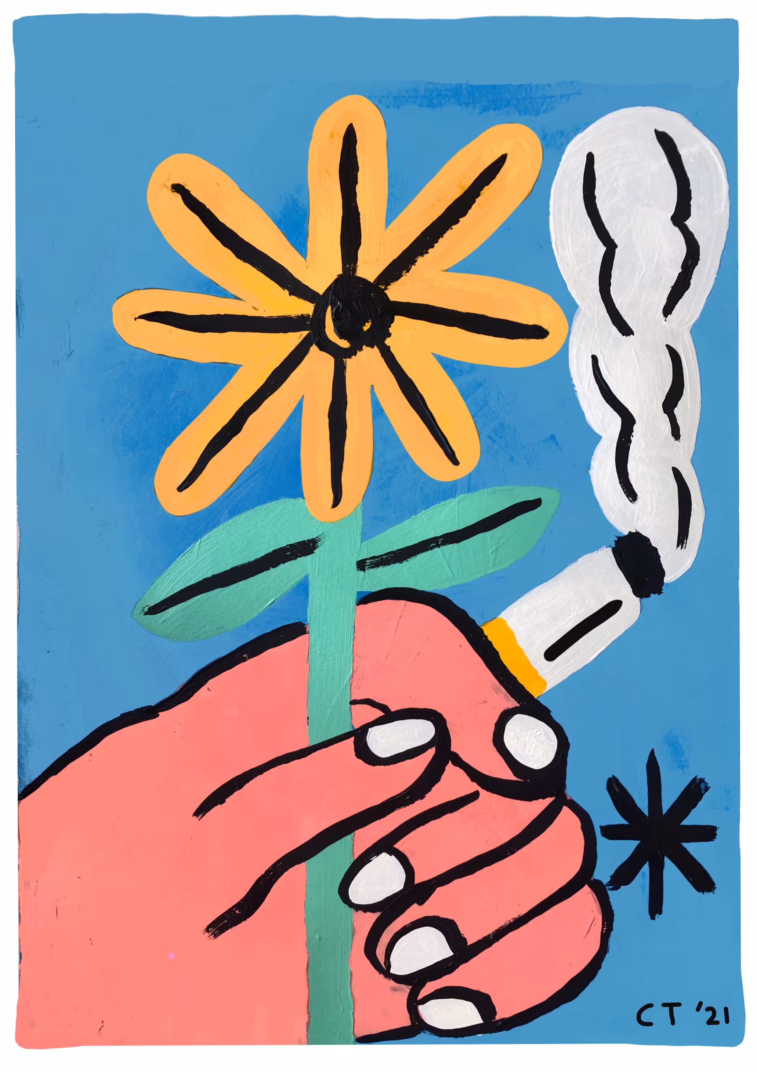 Smokey Flowers II