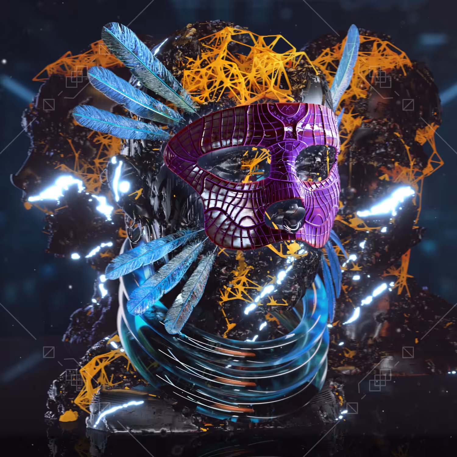 Horado Mask "the one who keeps time"