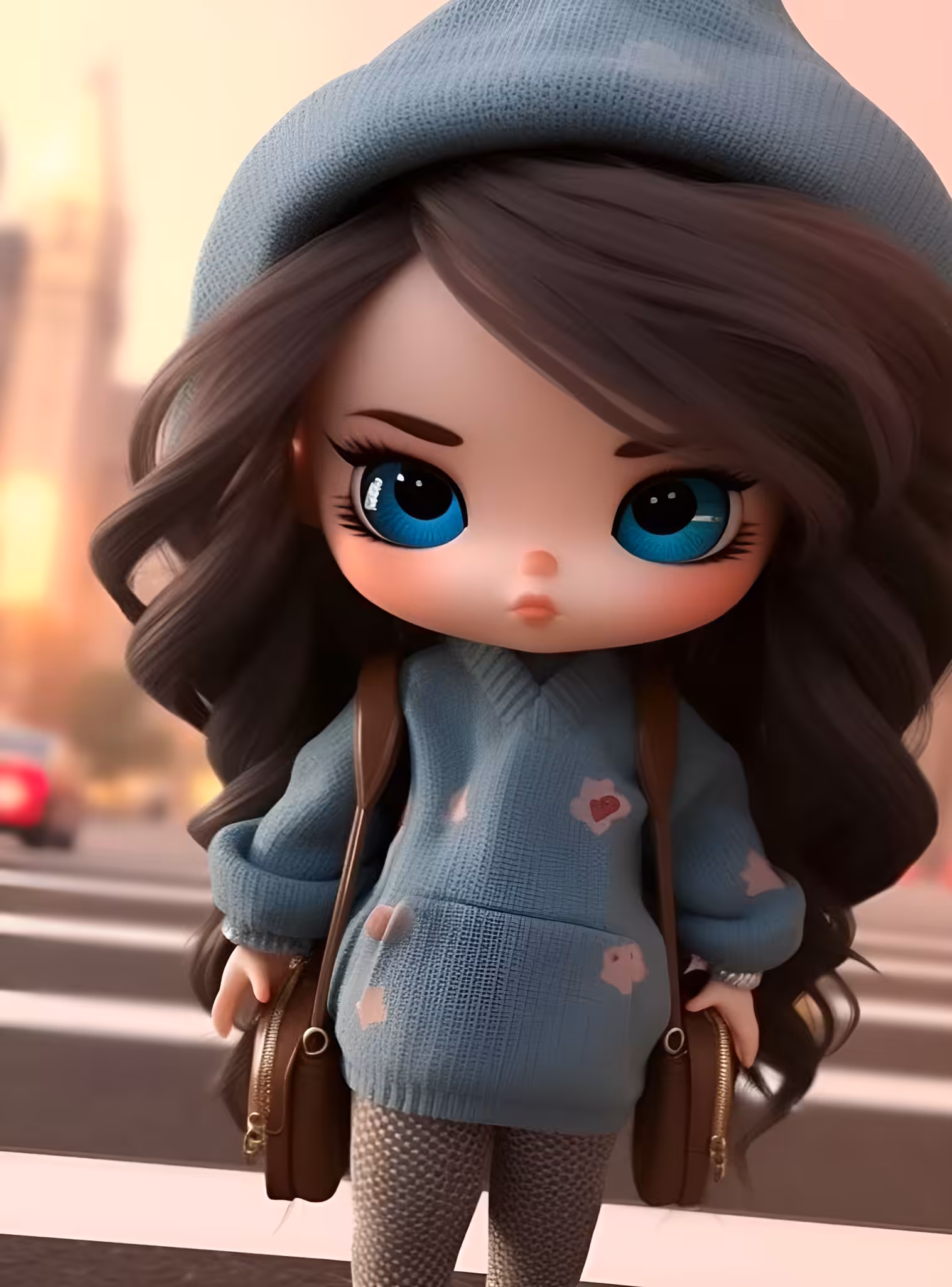 Cartoon girl #7