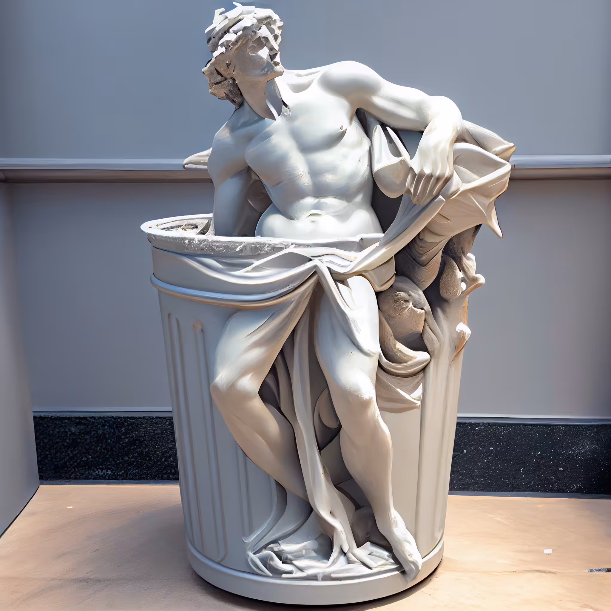 Adonis rises from the toter