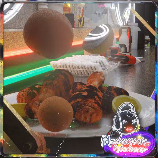 Madams OrangeBomb Chicken💋🍗💣