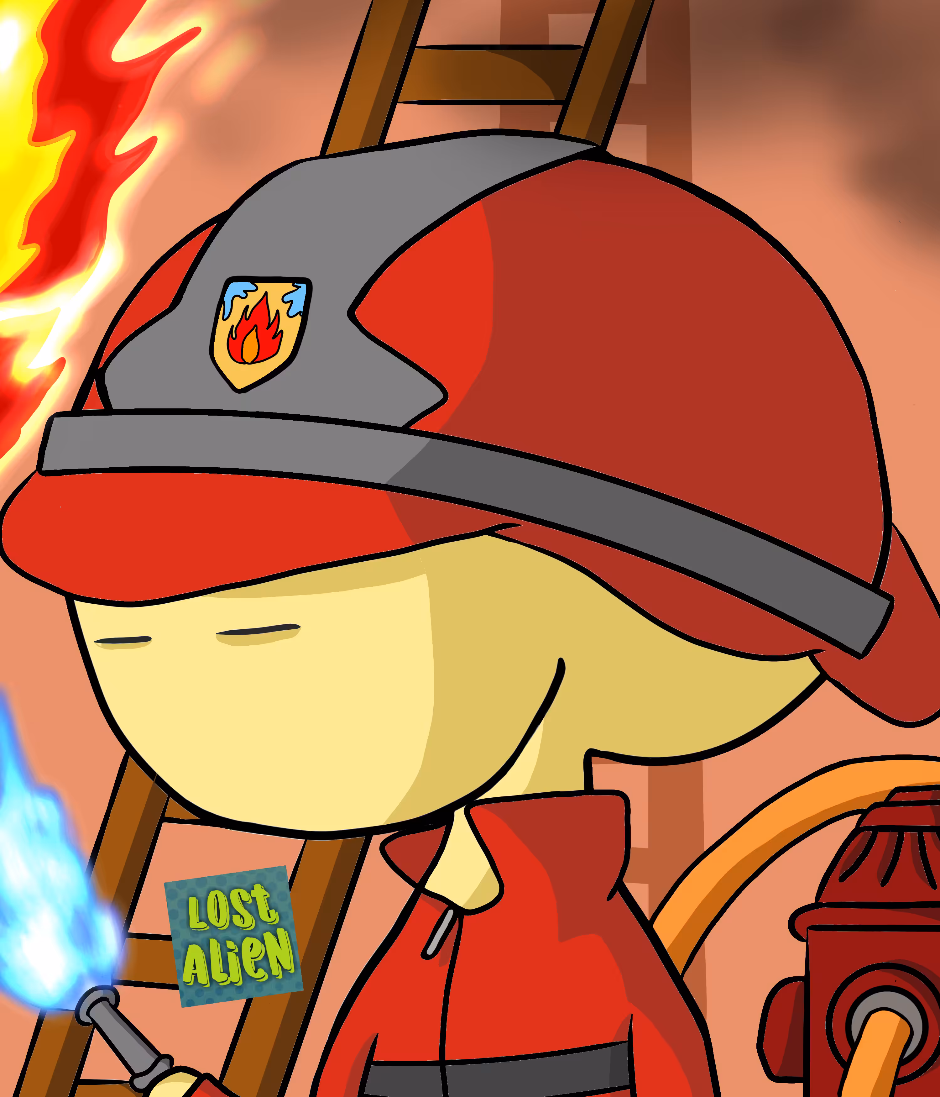 Lost Alien #21 - Fire Fighter