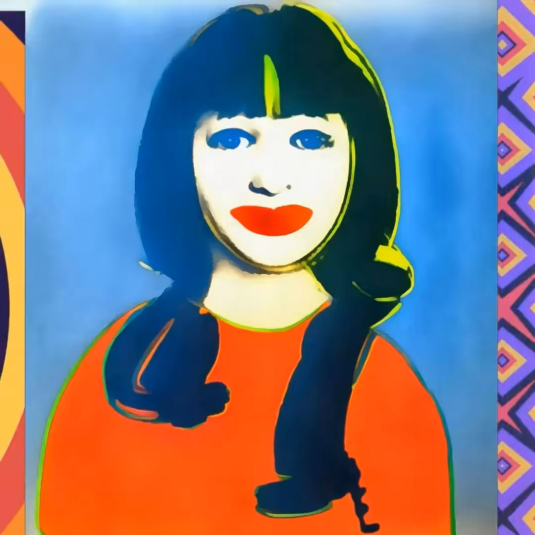 (after Andy Warhol) Smiling Girl