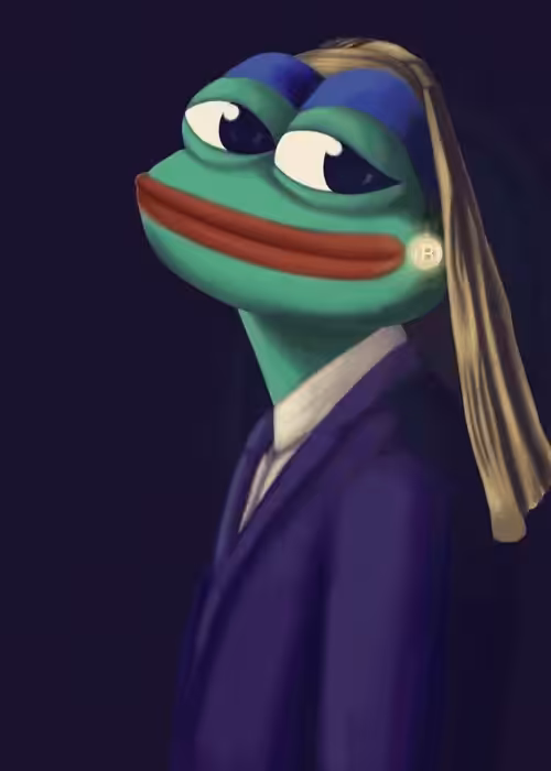 Pepe with Bitcoin Earrings
