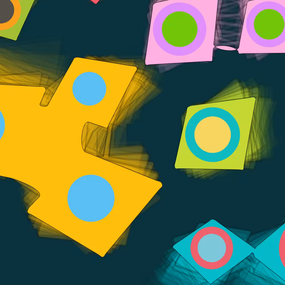 Colorful cartoon shapes(free edition) #46