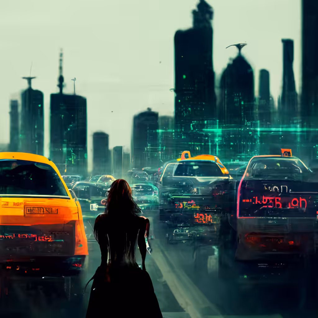 Woman in the Road