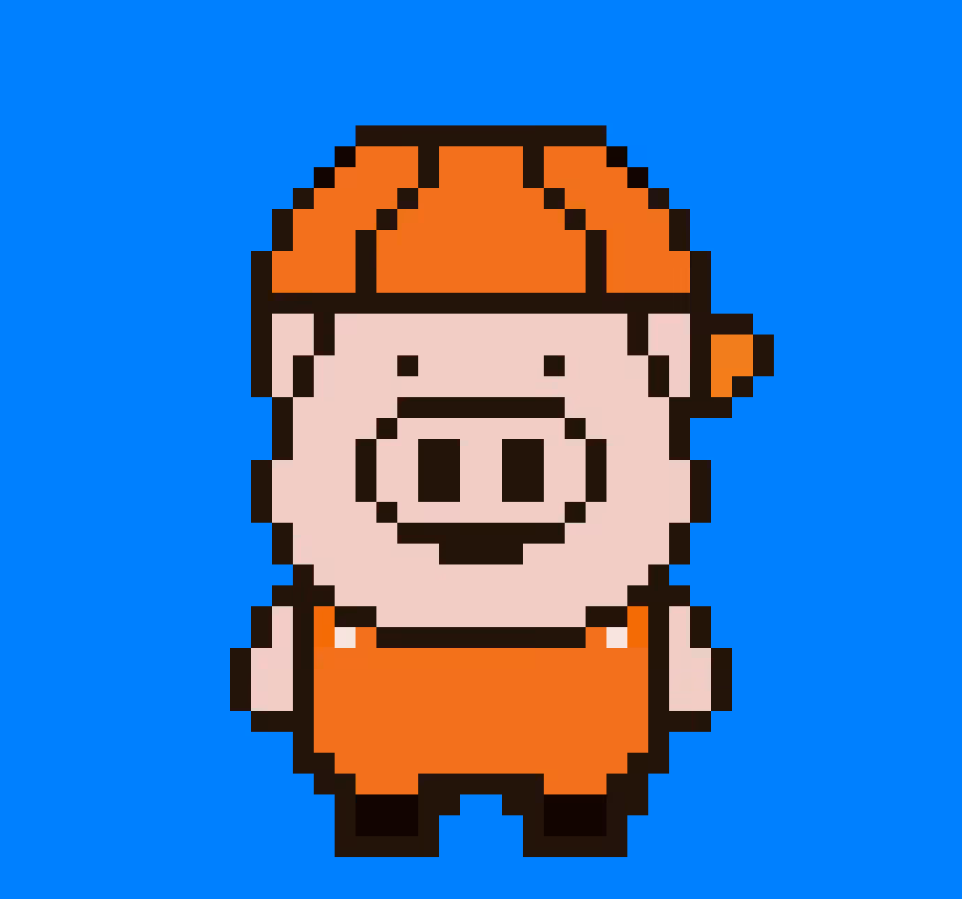 Mr Ham orange clothes