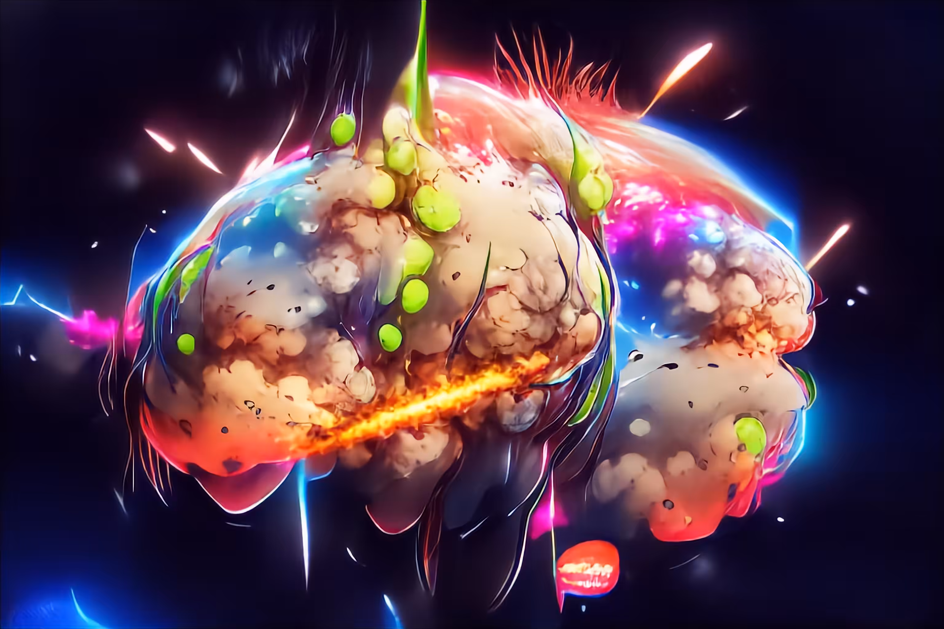 Vivid Earth Attack Brain