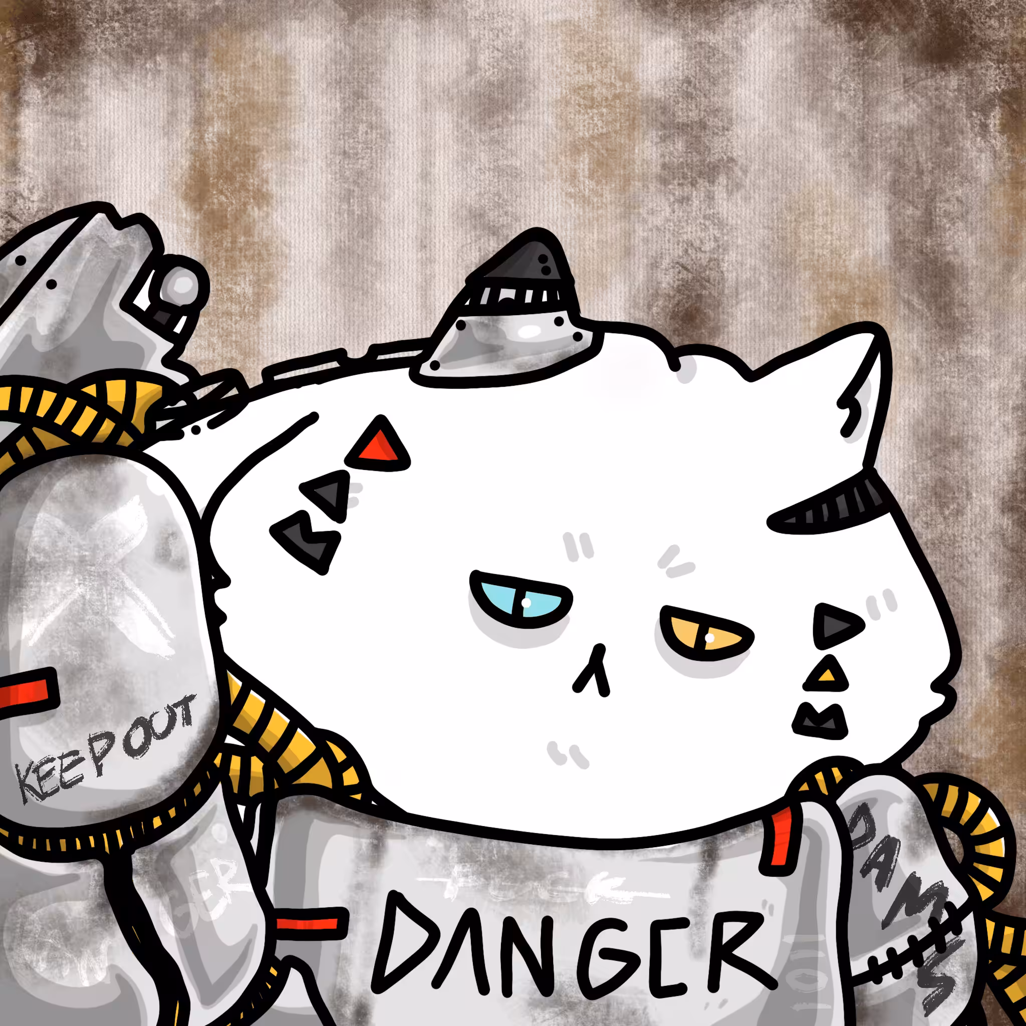 UNCLE ADAM 078 CYBORG  DANGER TANK