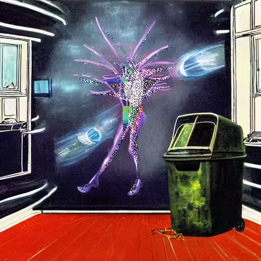 Trashy entrance 