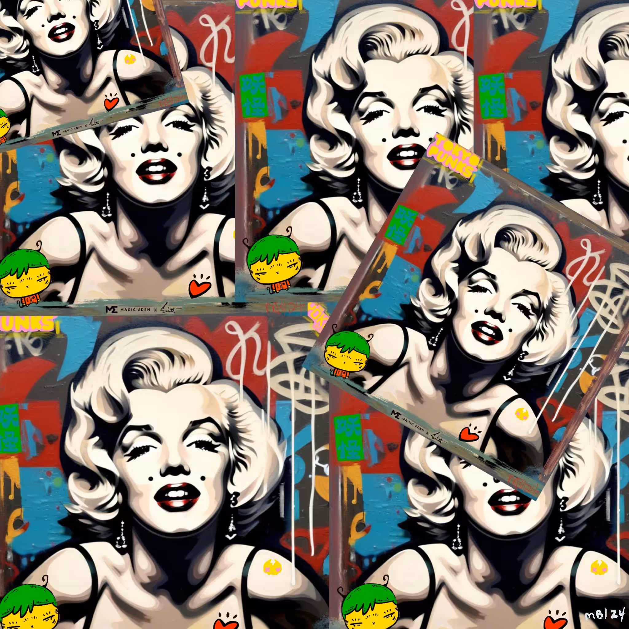 Multiple Beauty and Brains! ×MotherBear x Tokyo Punks YŌKAI by SABET”