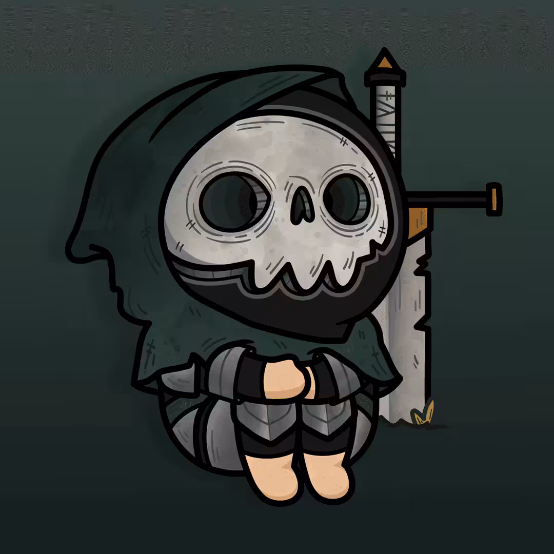 DEATH SKULL MASK CHARACTERS #006