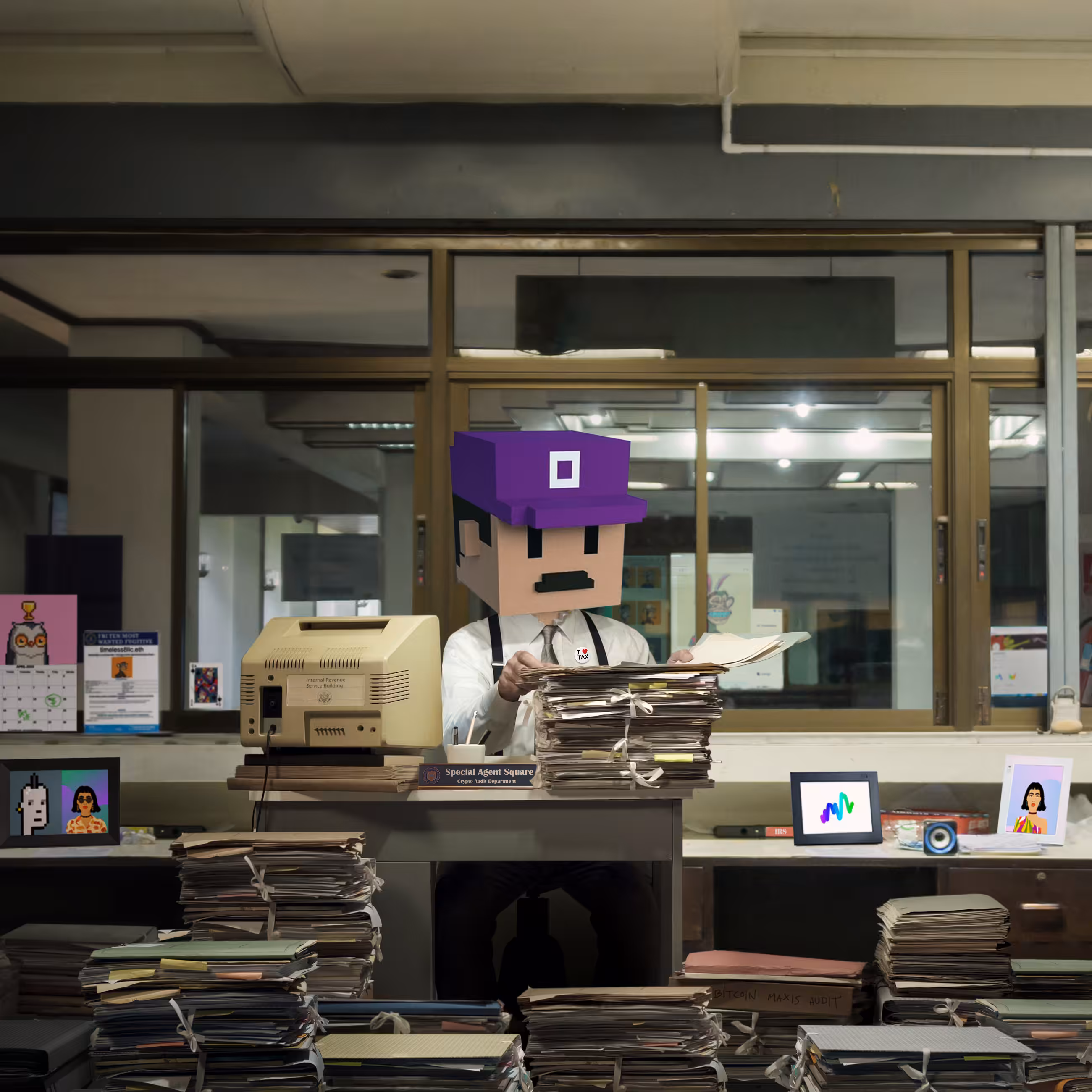 The vending machine of the Future (motion): The Square Auditor
