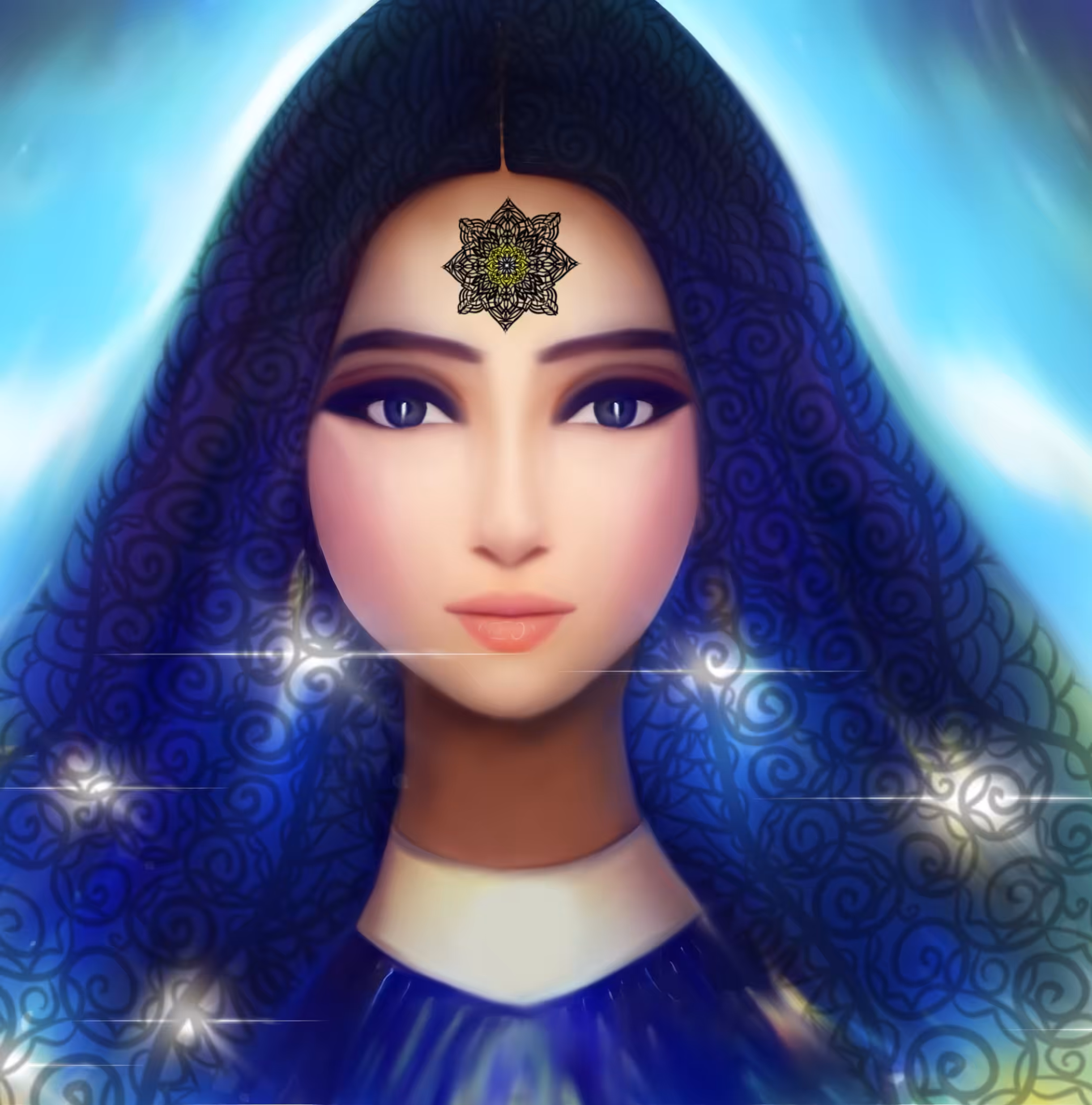 Hope in blue realm 