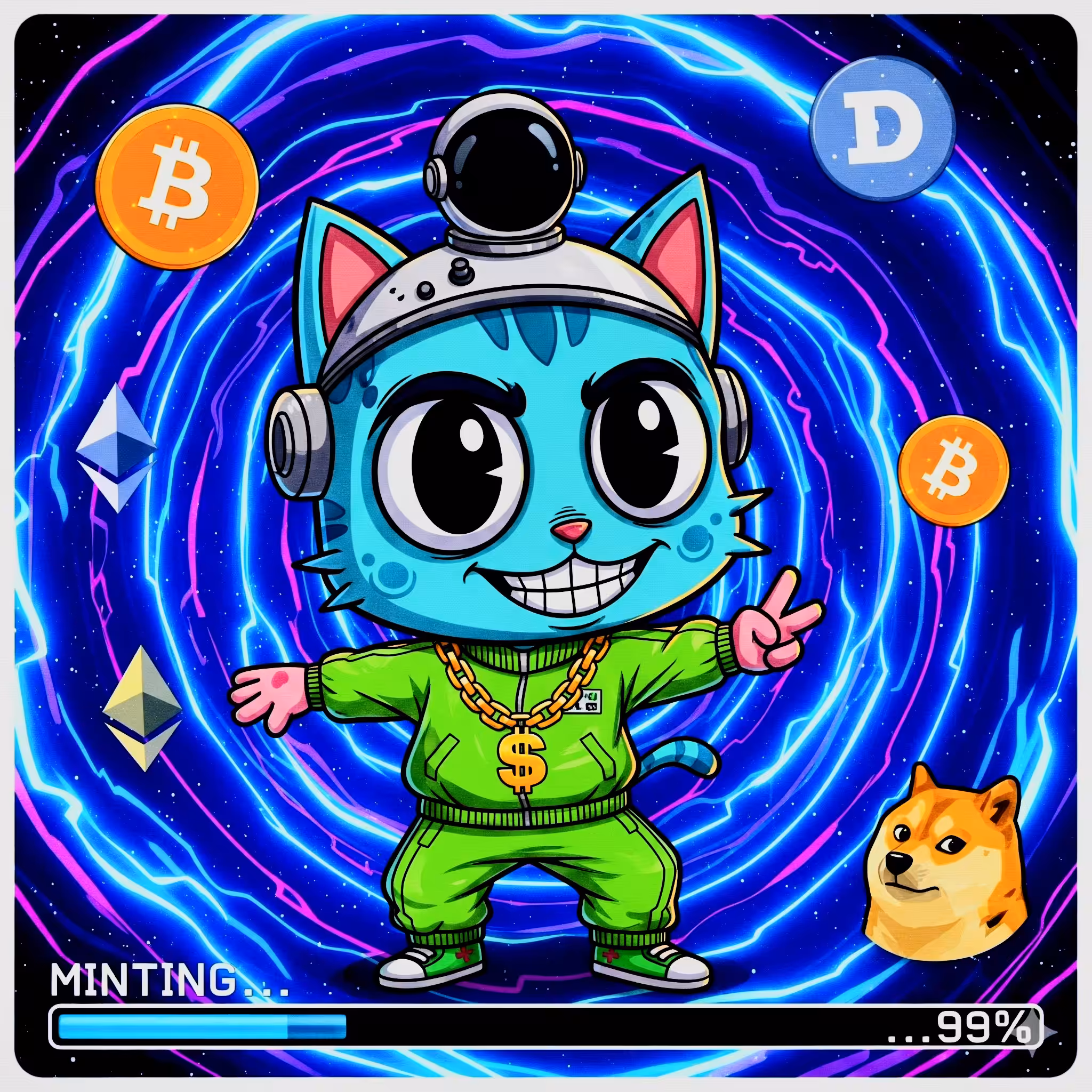 Mint Kitty Genesis 