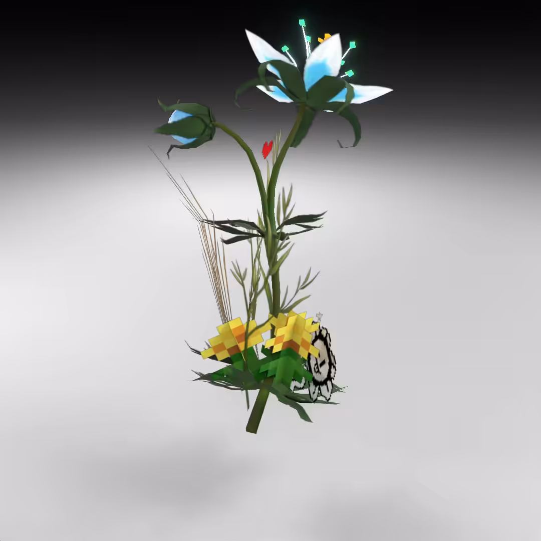 Hand-hacked Bouquet 125