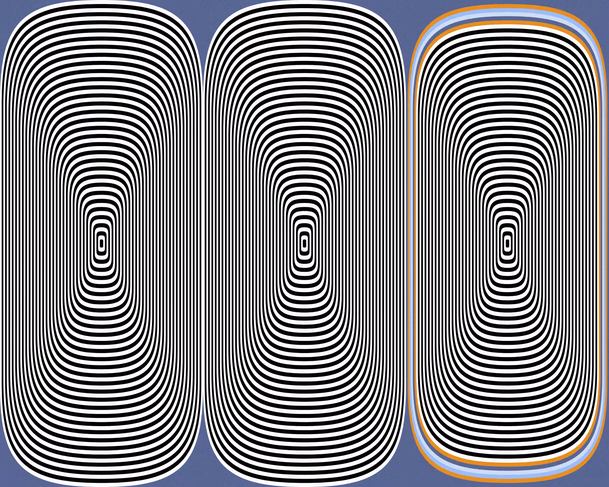 Alternating bands of color #121