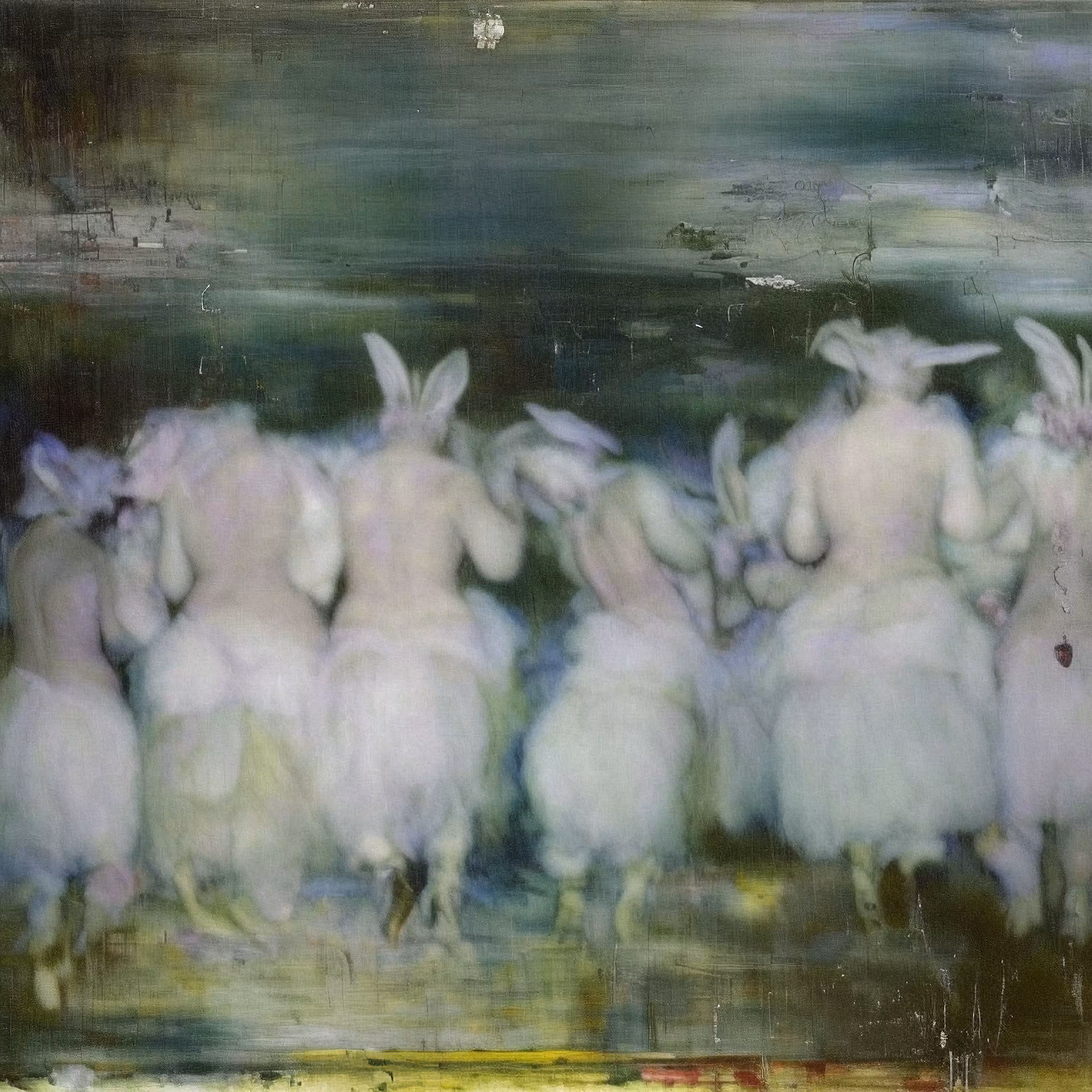 unhappy rabbits