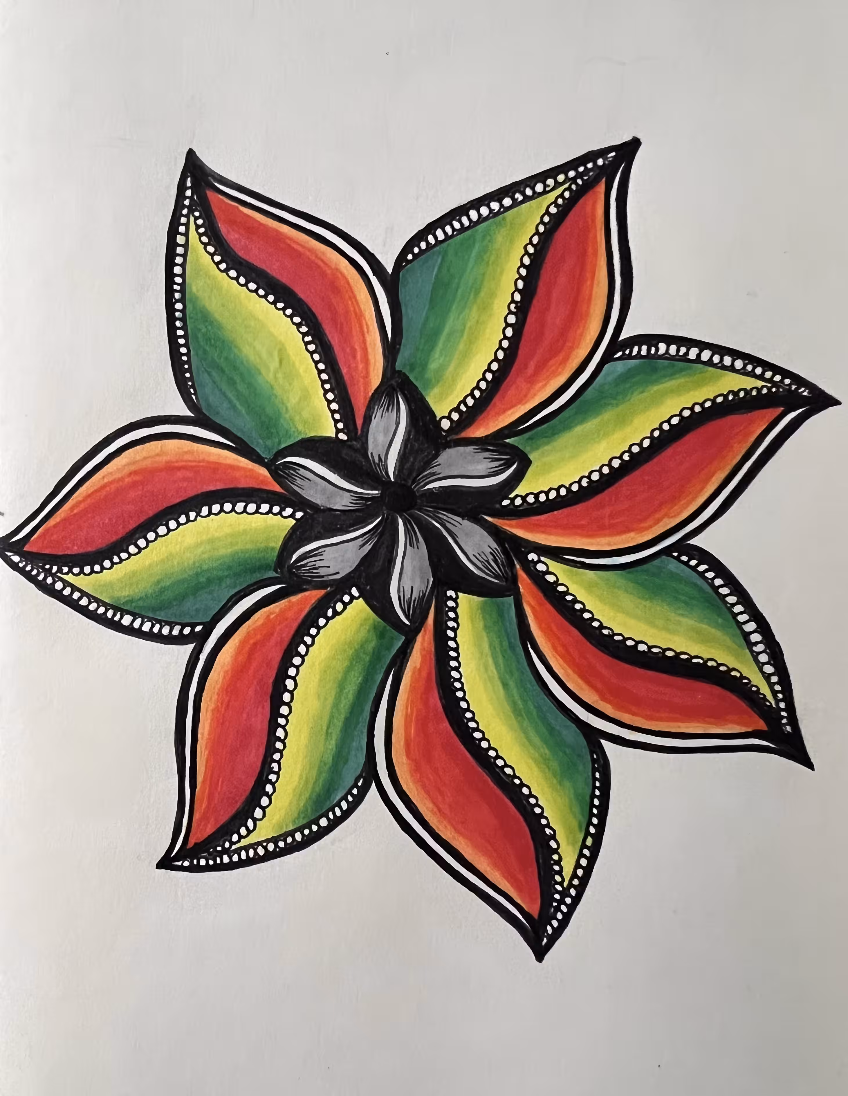 Just drawings: Just some flowering pattern