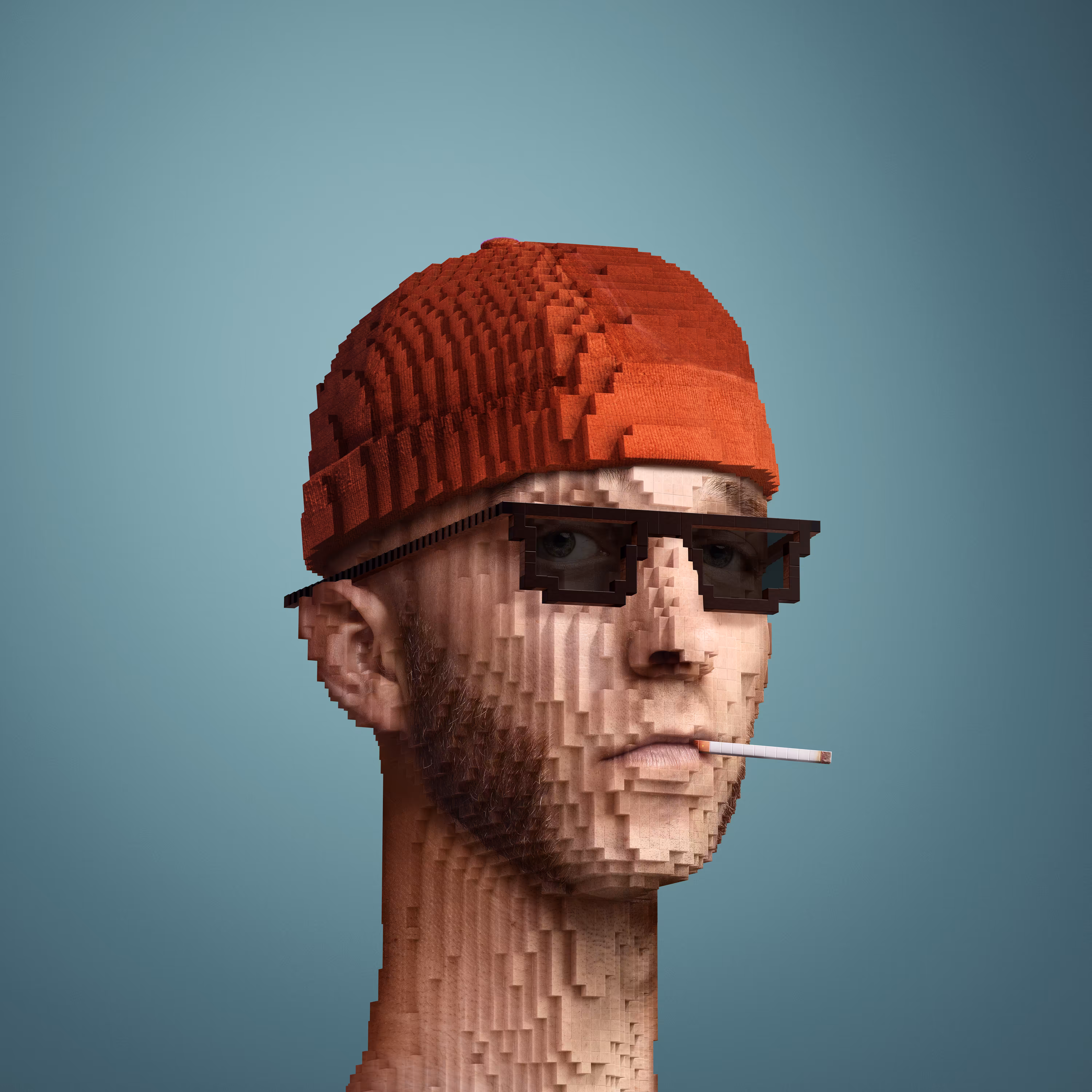 Block Head Punk 005