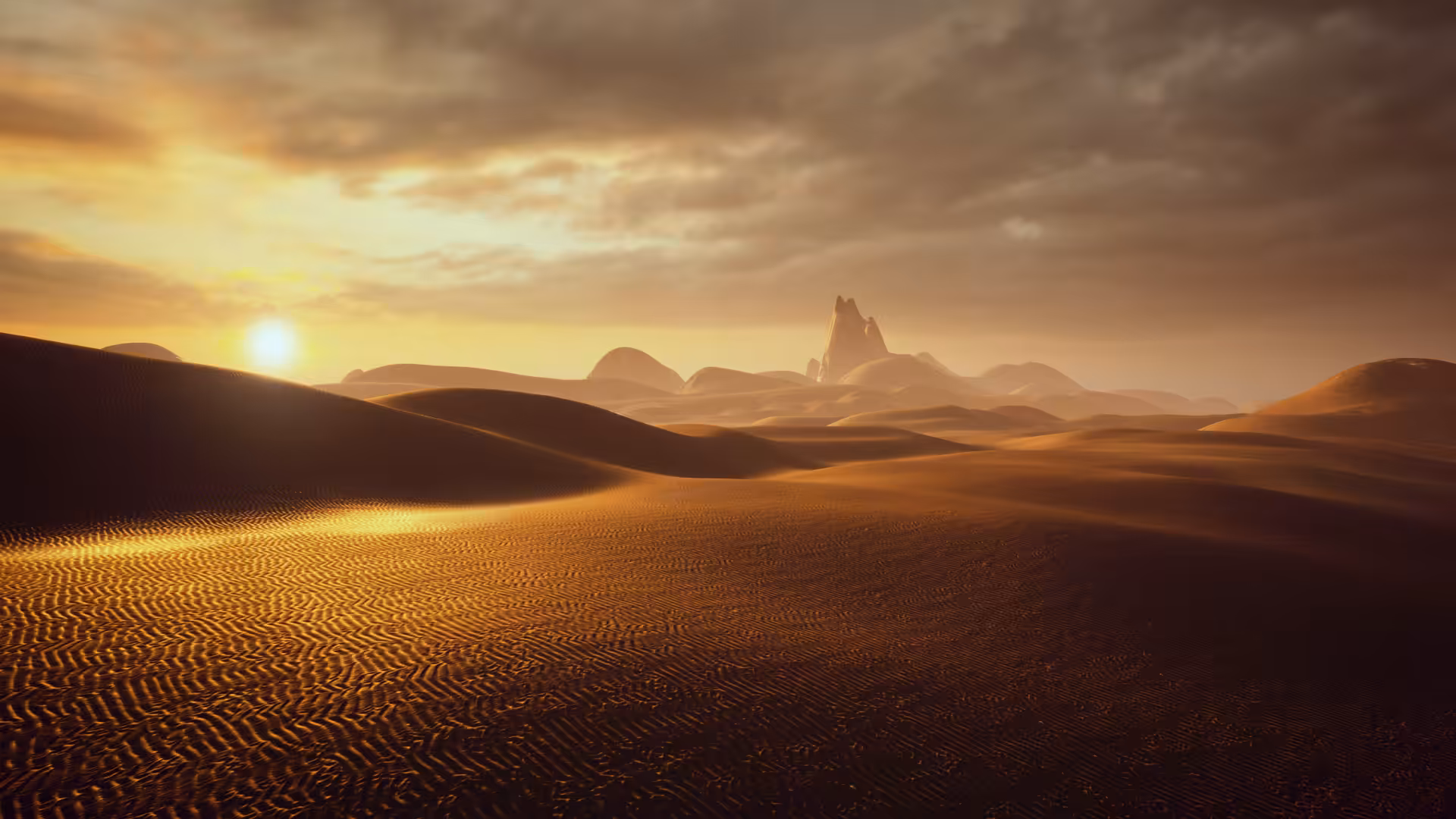 In the desert