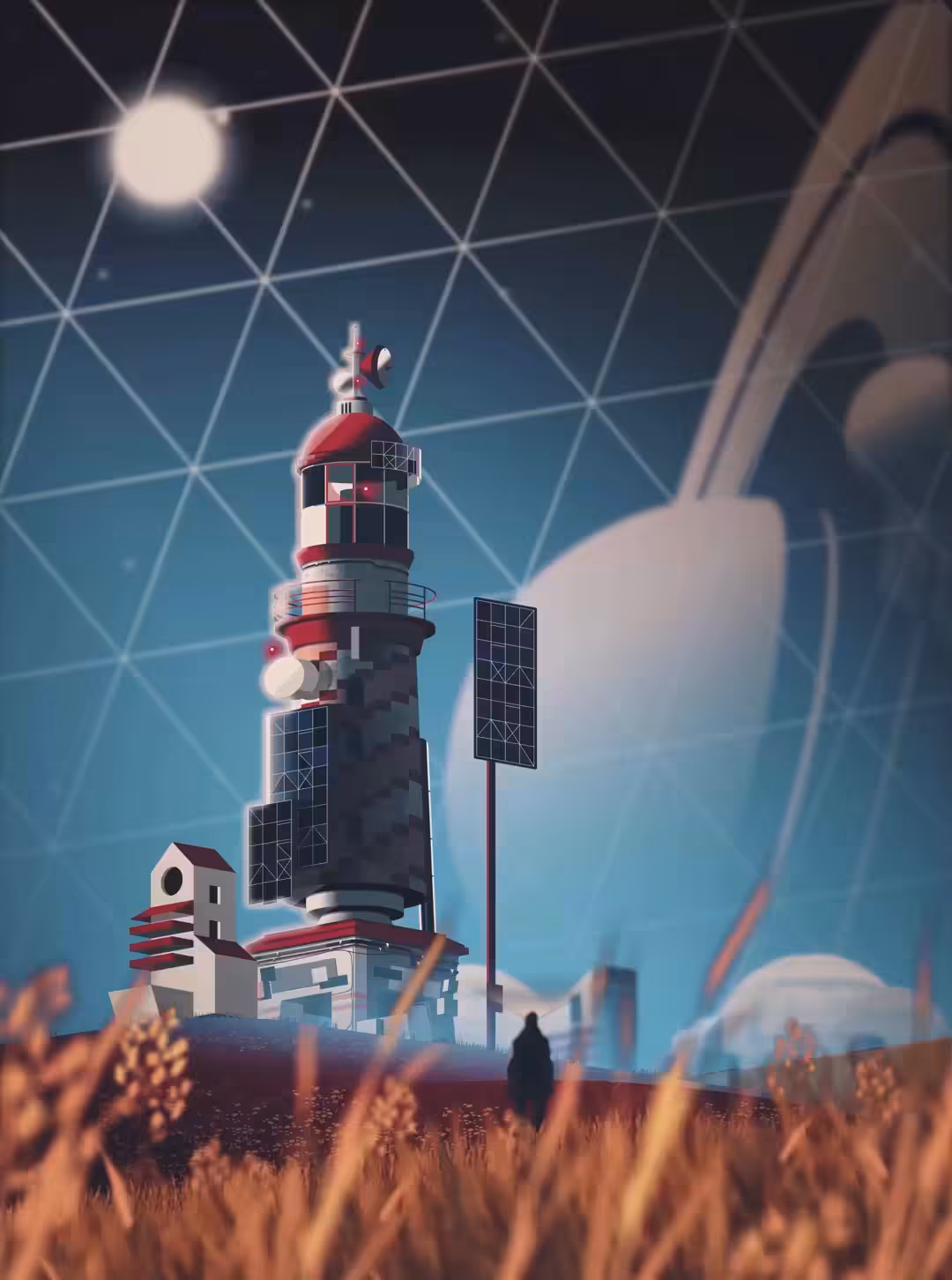 the lighthouse stood tall