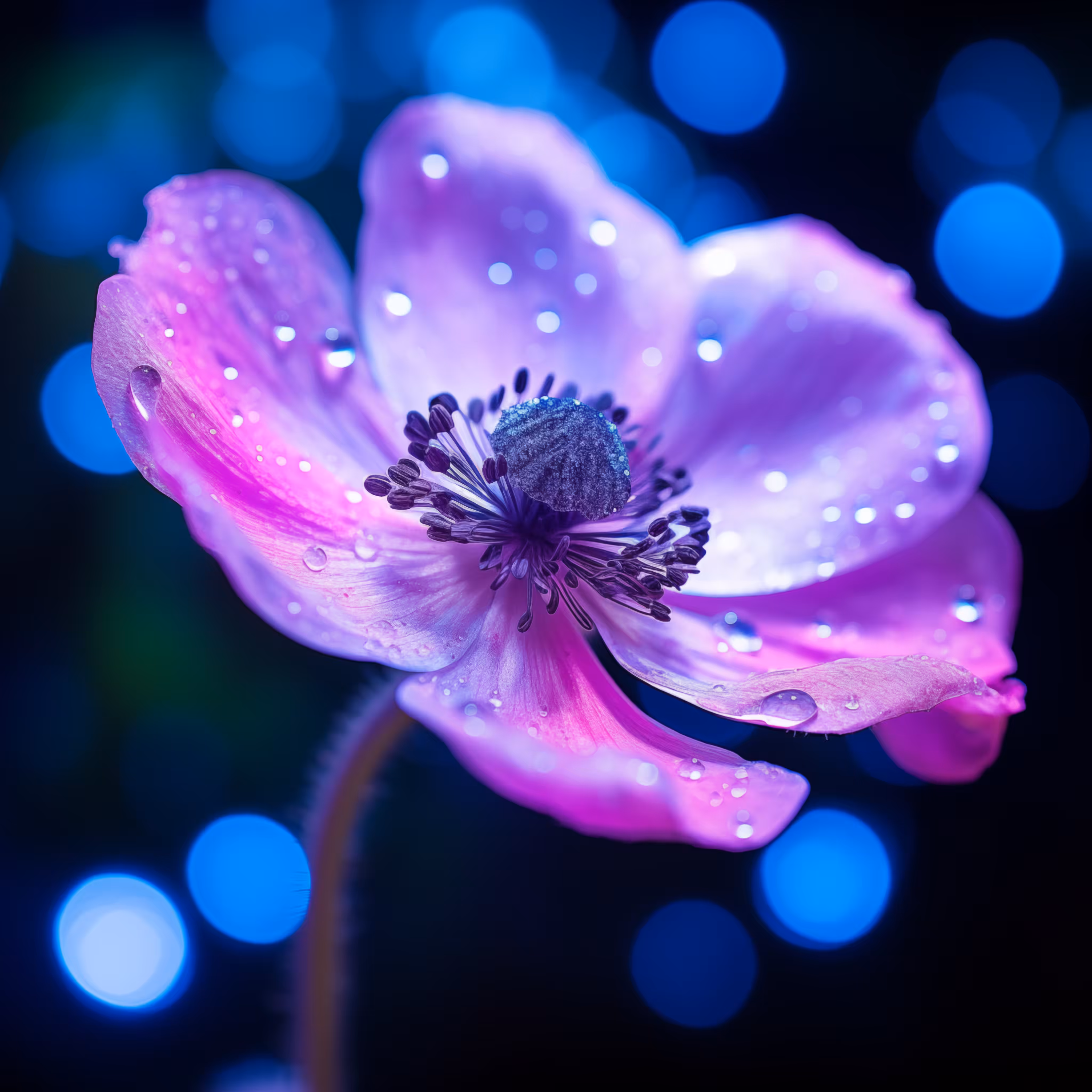 Bokeh Anemone