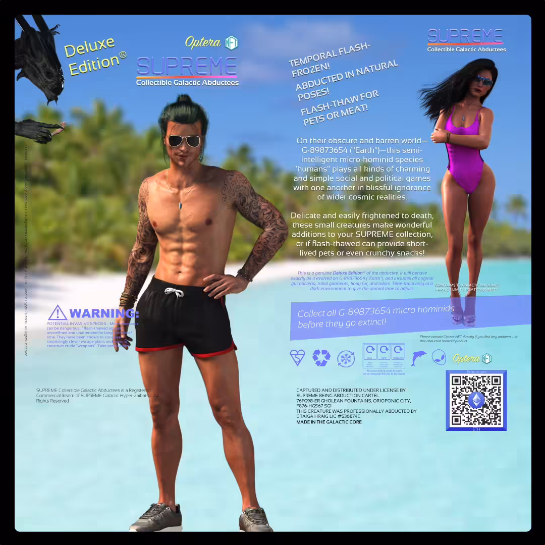 Galactic Abductees • Series 01 • #023 - Otto 'The Douche' Prenger Deluxe Edition®
