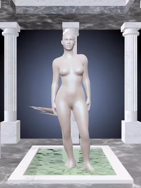 HeavenComputer: The Excited Matte Ivory Woman #476