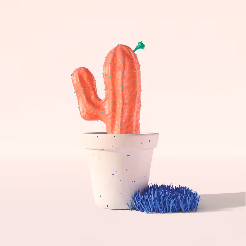 3D Crypto Cacti #56