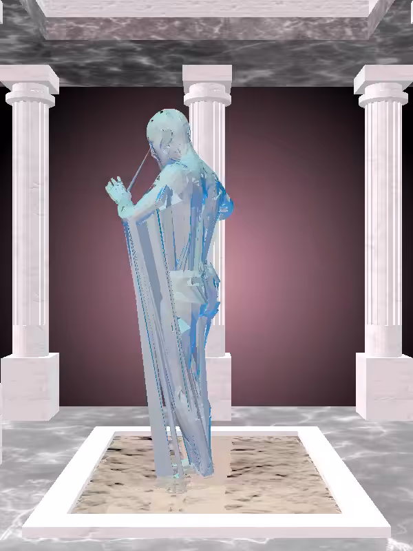 HeavenComputer: The Fragmented Robotic Radioactive Aqua Woman #1123
