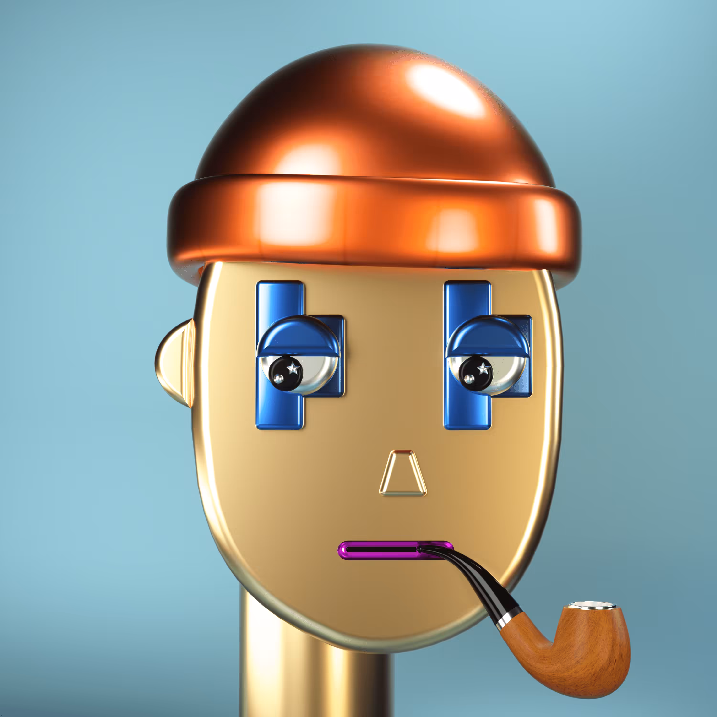 3D Chrome Punk #0508