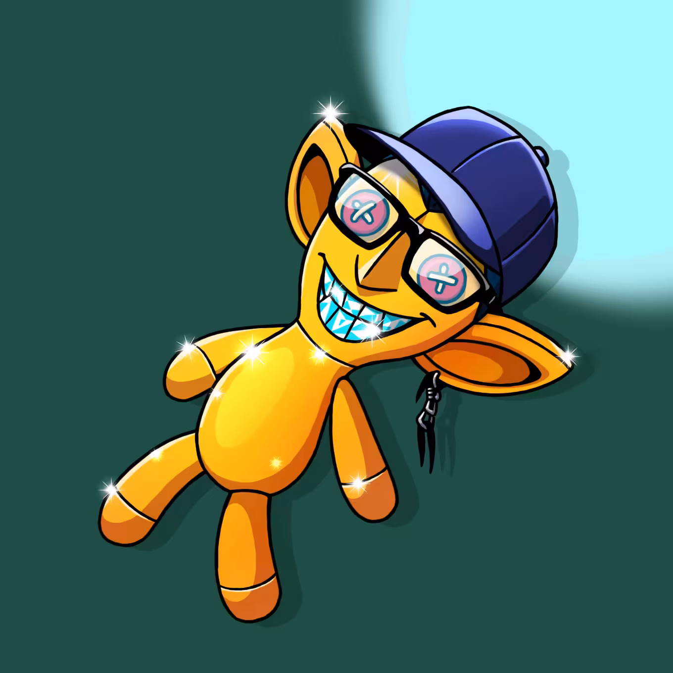 #1137 Sneaky Vampire Teddy