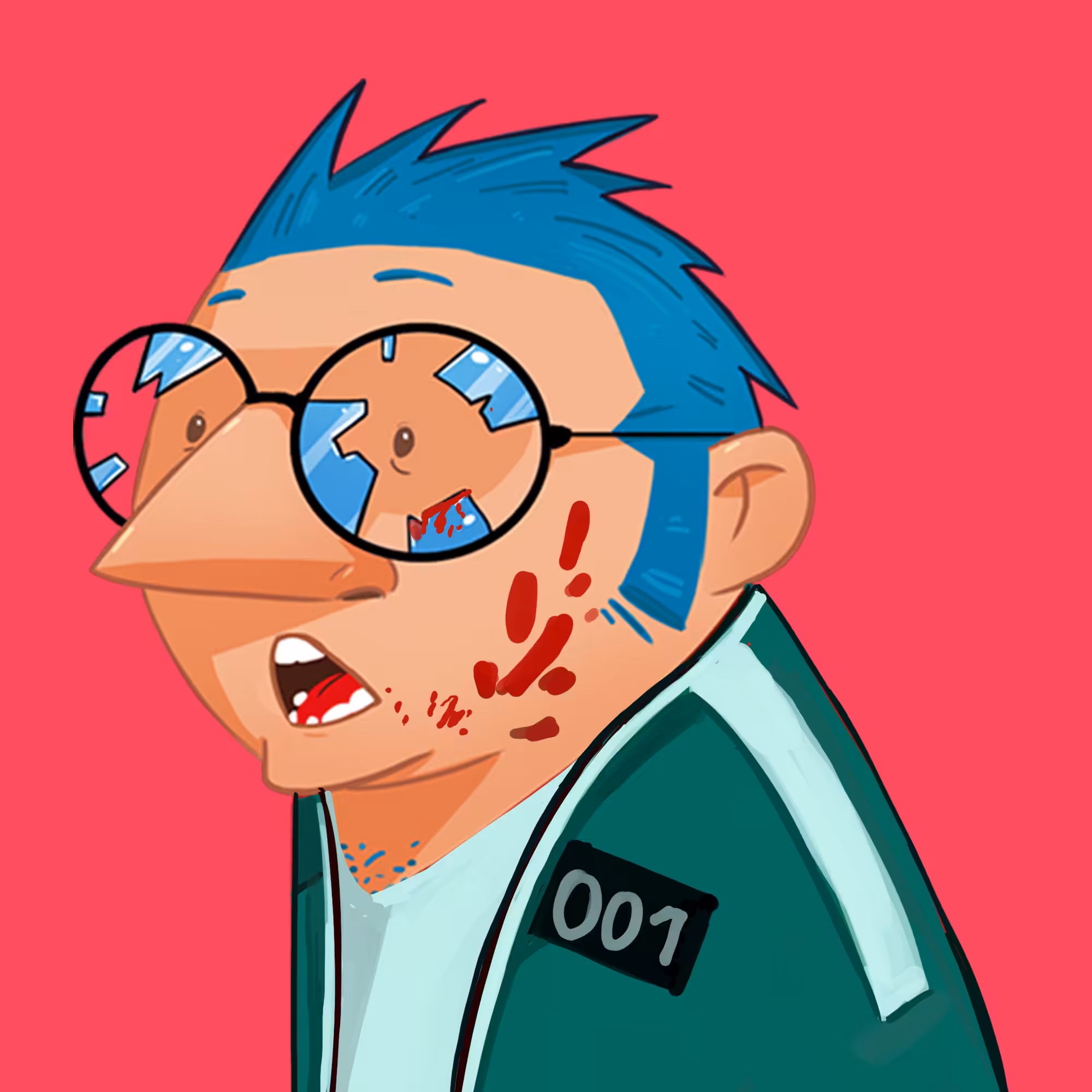 BlueHairGuy #009