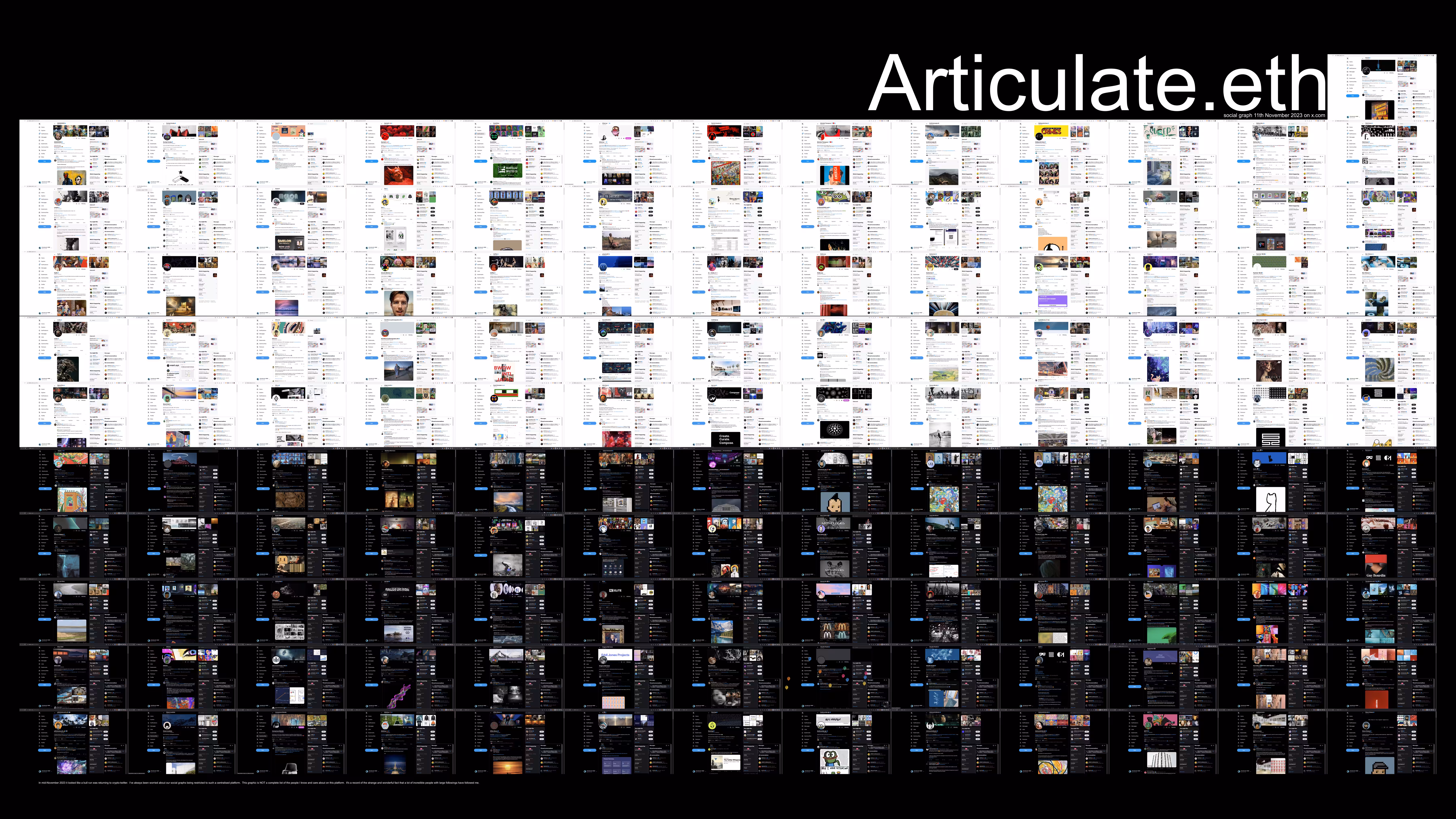 X Social Graph, Nov 2023