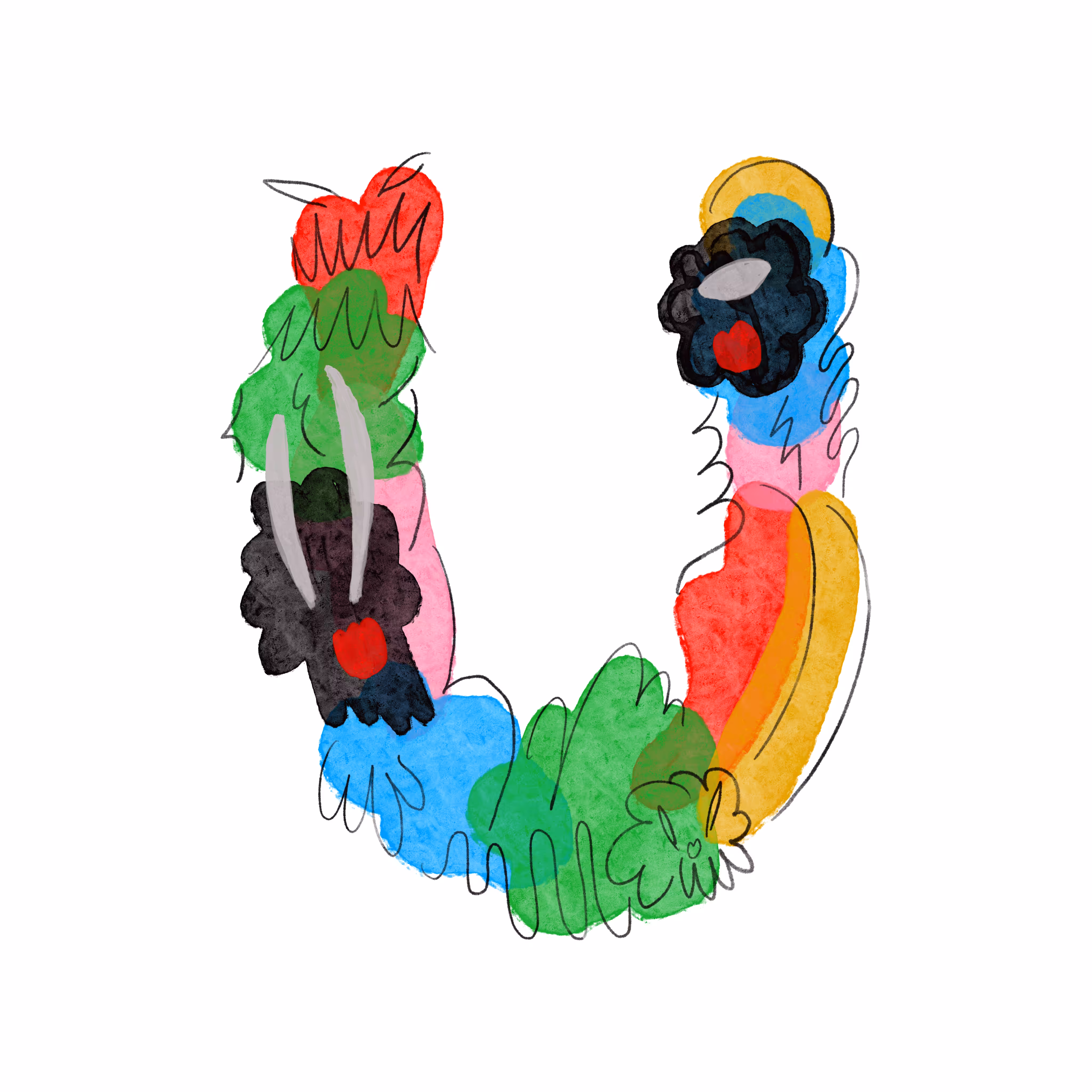 U
