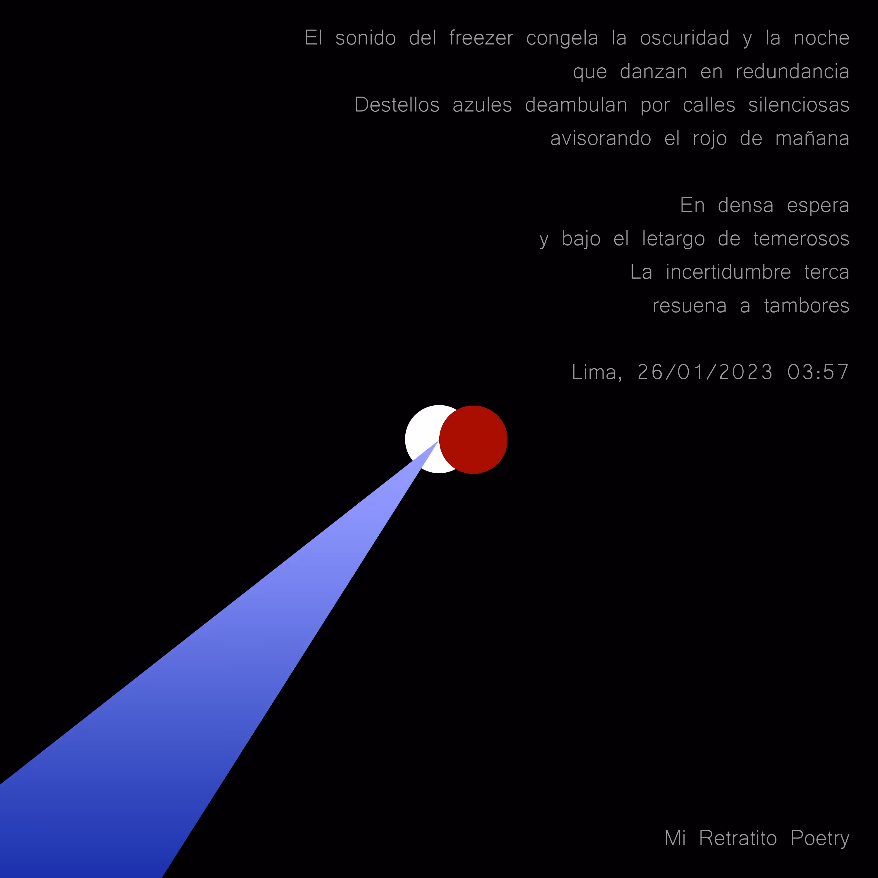Destellos azules