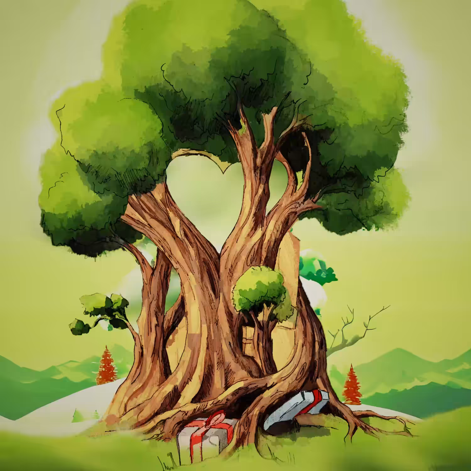 A Tree for Merry Christmas