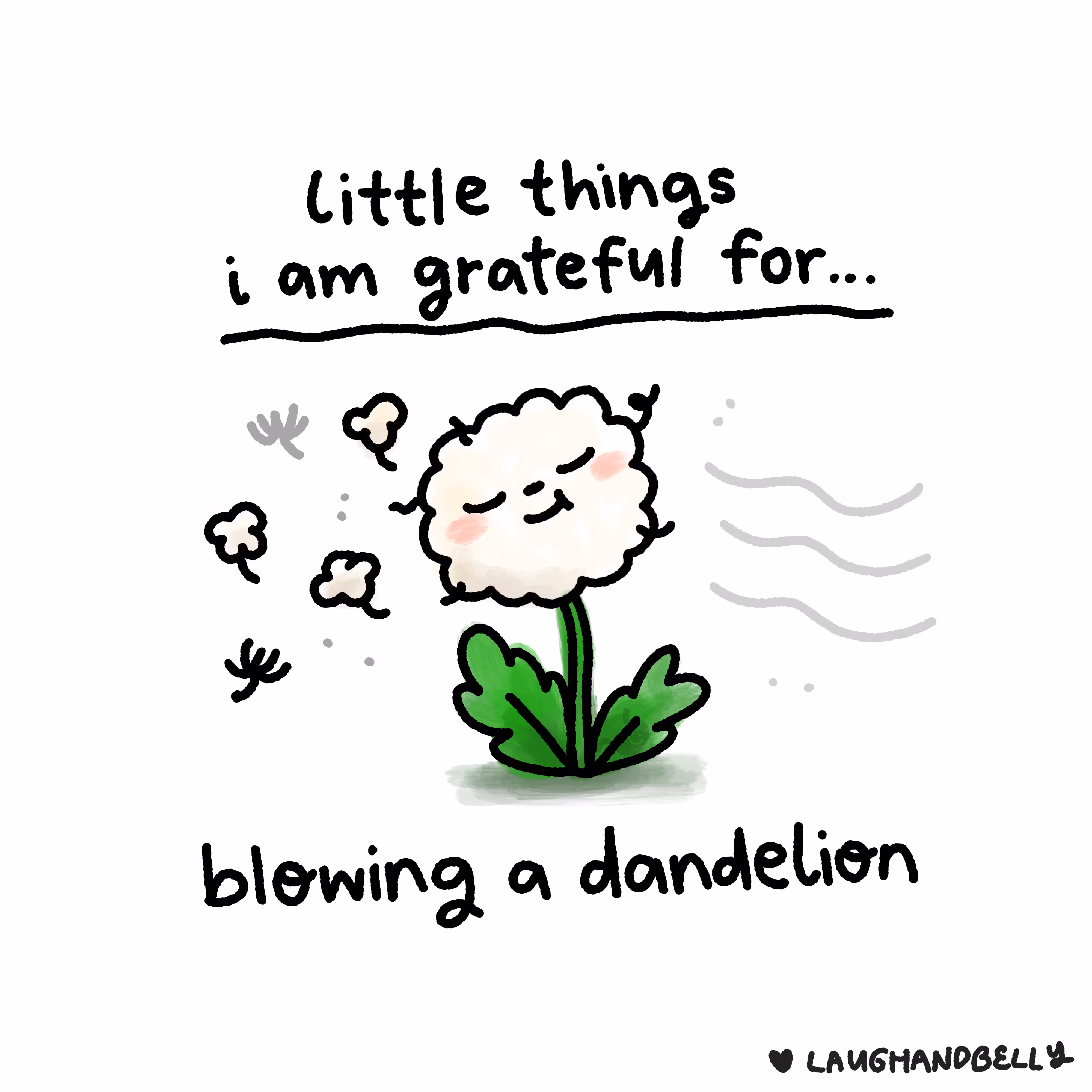 Blowing a Dandelion