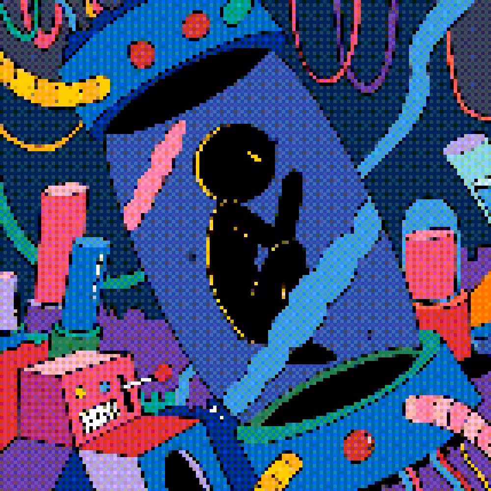 55 PIXELATED GOGO PODS