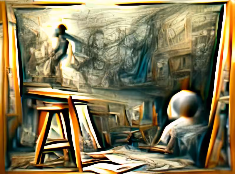 I wonder what that painting means
