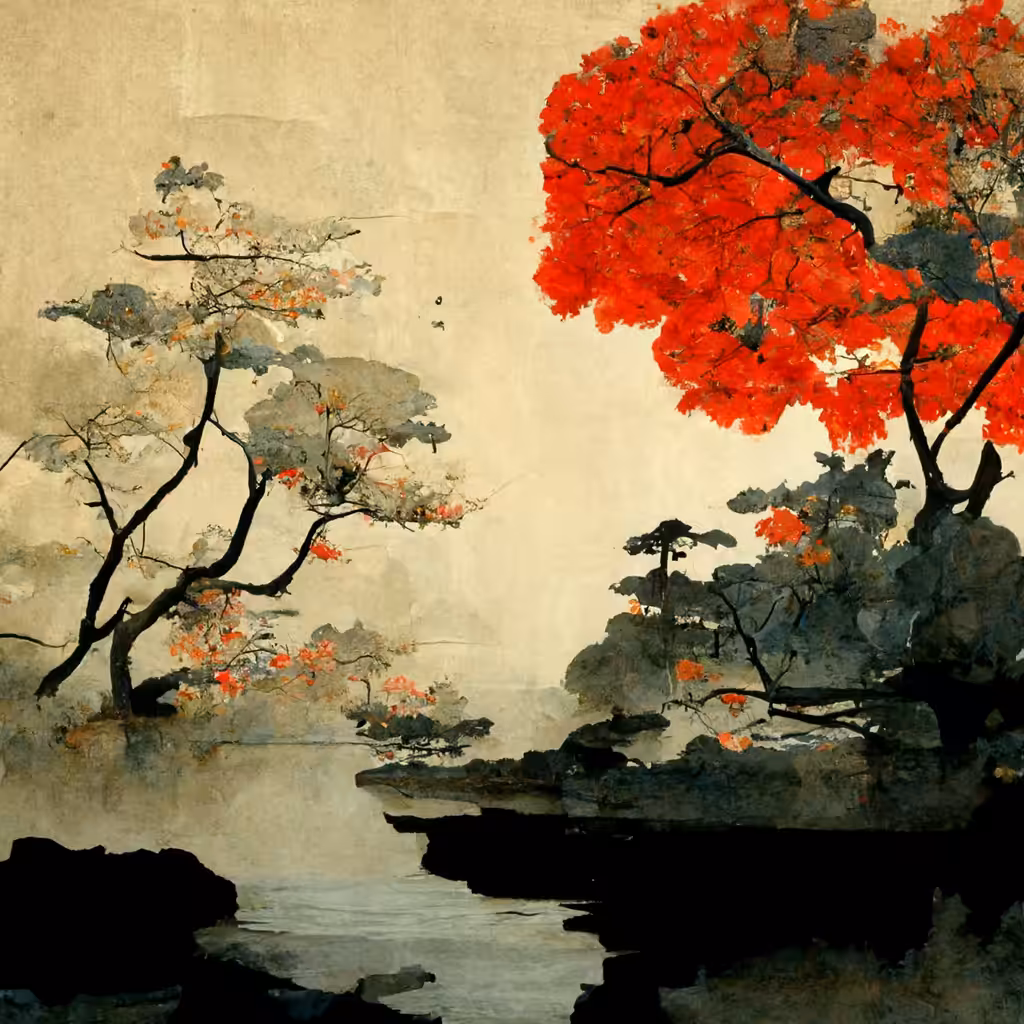 Classical View in Tea Ceremony