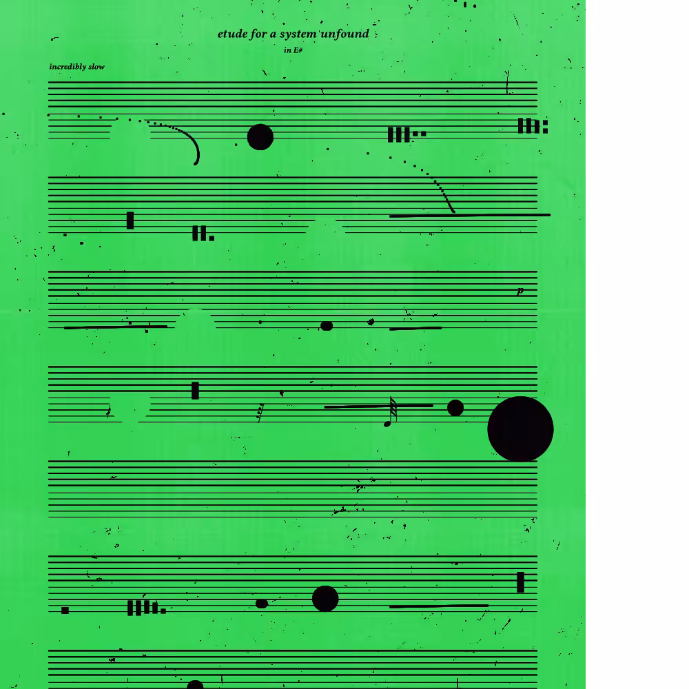 etude for a system unfound #132