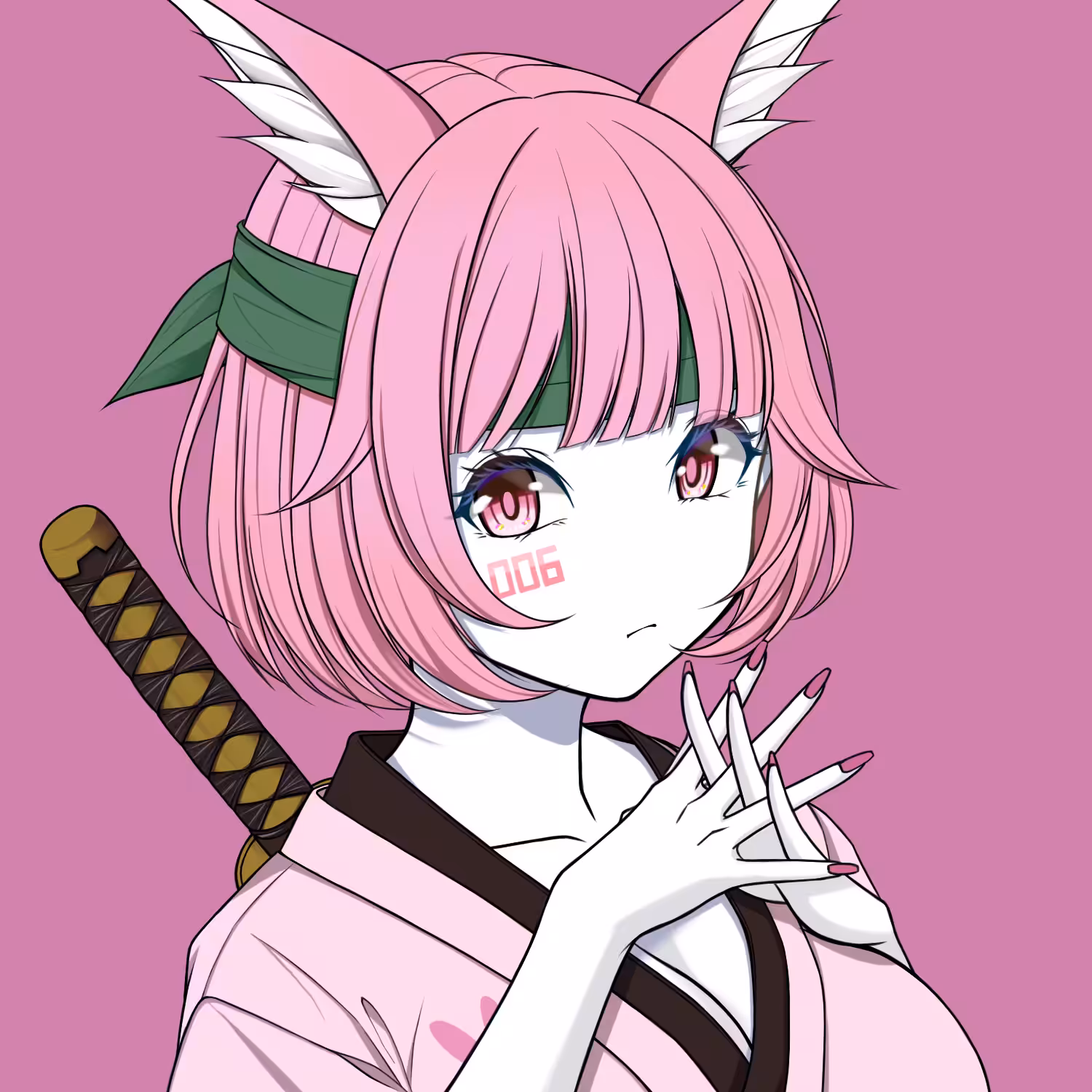 Cool Girl #006 × YUKKINI PFP original color