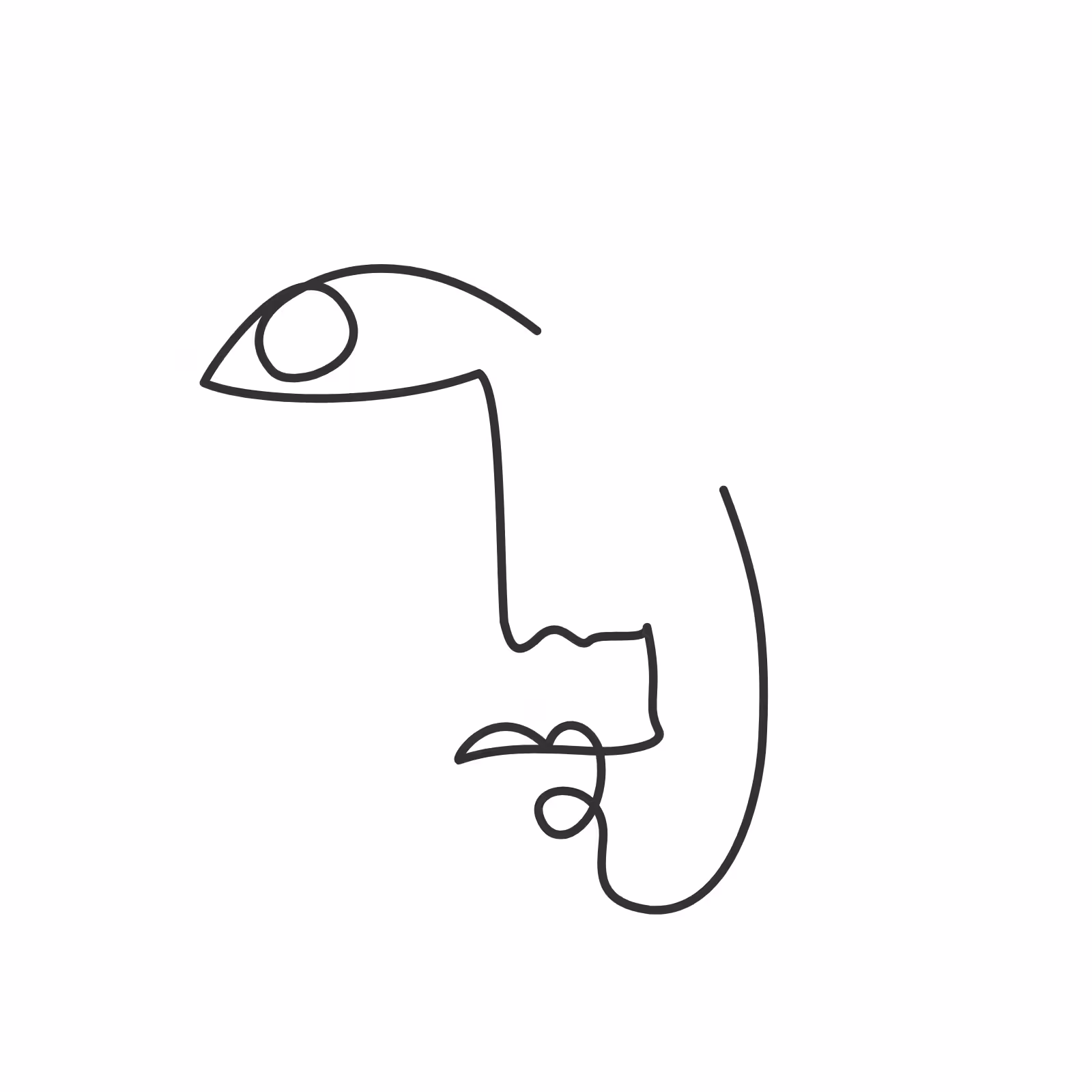 One line faces #30