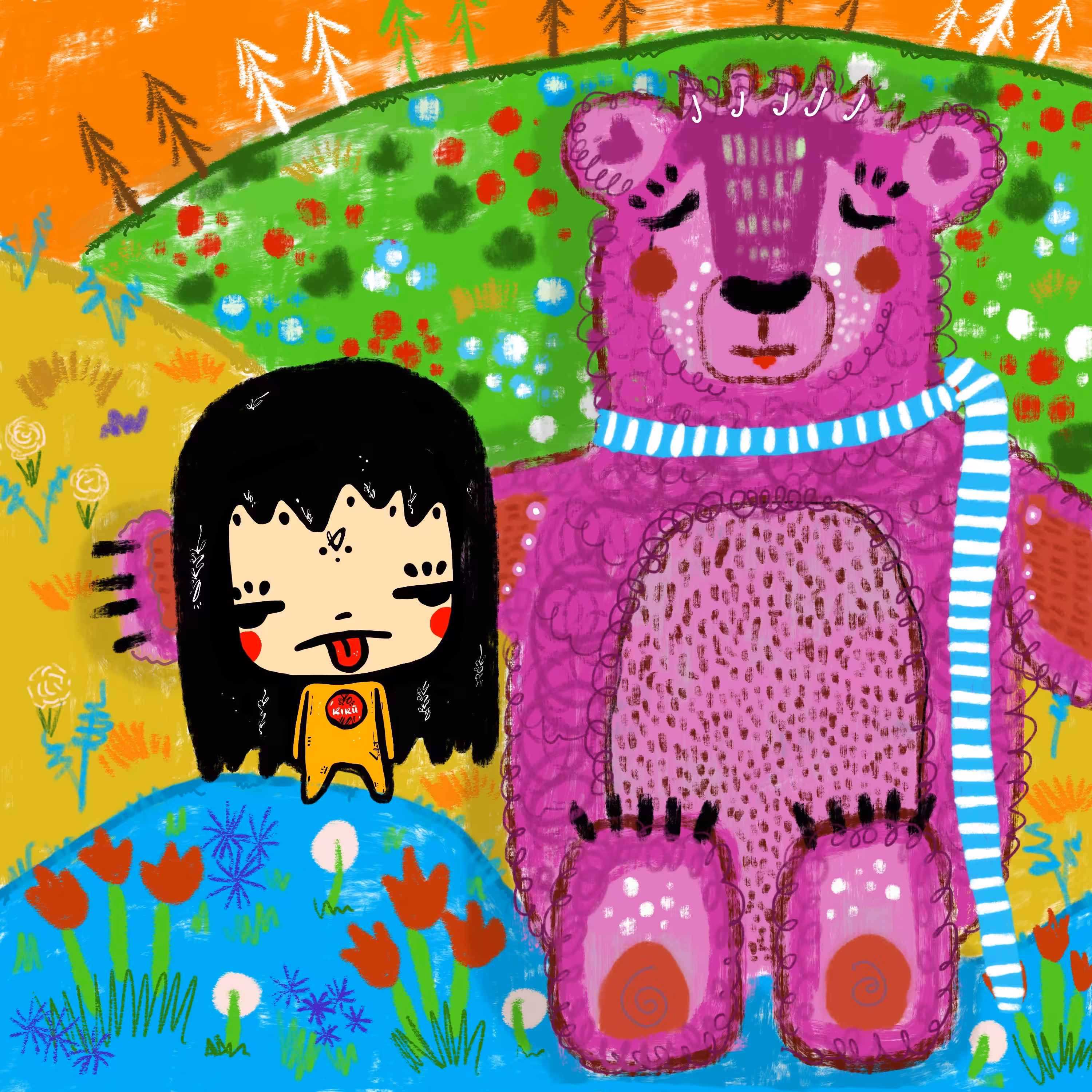 Kiku & Bear Cozzybozy 2023 X KIKU’S WORLD by SABET
