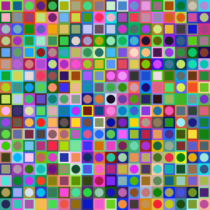 Square Dot Composition #41